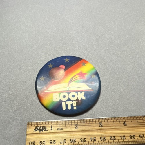 Pizza Hut Book It! Pinback Button Multicolor Restaurants & Fast Food