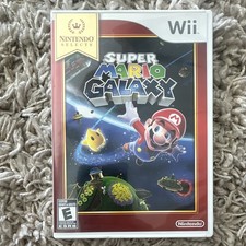 Super Mario Galaxy Nintendo Selects Edition - Nintendo Wii w/ Case & Manual