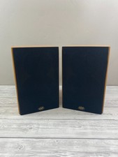 2x Gale Gold Monitor Bookshelf Speakers 15-100W Hi-Fi Stereo Bi-Wire Beech Wood