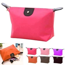 Small Makeup Bag Purse Travel Cosmetic Bag Makeup Portable Zipper Pouch Women
