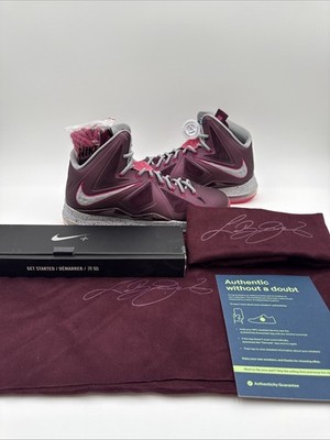 Nike LeBron 10+ Sport Pack Crown Jewel 2012 Size 8 Brand New 542244-600