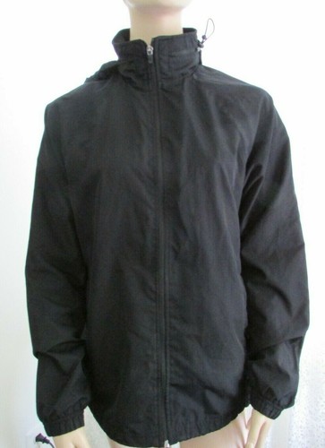 TEK GEAR Womans Hoodie Outdoor 100 % Polyester BLACK Jacket Size Small - Picture 2 of 6