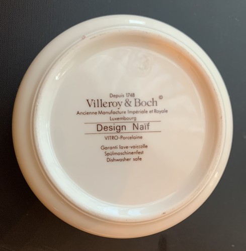VILLEROY & BOCH Design Naïf Porcelain Trinket Box 4” x 2” Excellent Condition - Picture 5 of 7