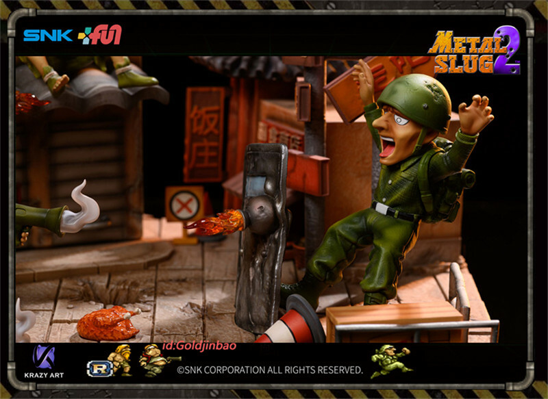Krazy Art Studios Fighting Chinatown Resin Model Metal Slug 2