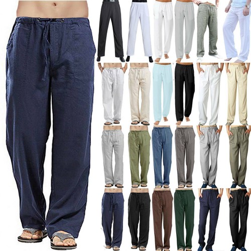 Gerade Tube weite Beinhose tägliche Hose tägliche Stoffhose lässige Sommerhose - Bild 10 von 51
