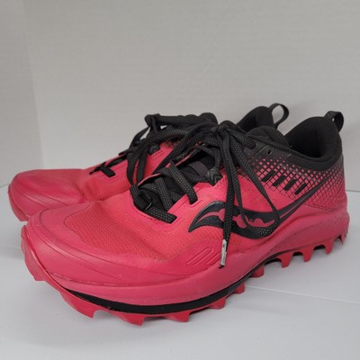 Saucony women peregrine 10 st running shoes pink size 8