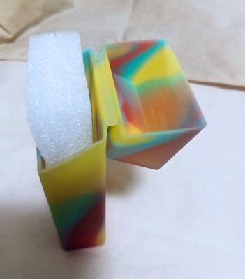 Rainbow Style Soft Box Cigarette Storage Box/Case Stretchable Fits 100mm box 