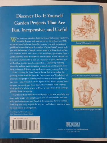 EASY GARDEN PROJECTS TO MAKE, BUILD, AND GROW: 200 Hardback Book - Picture 2 of 7