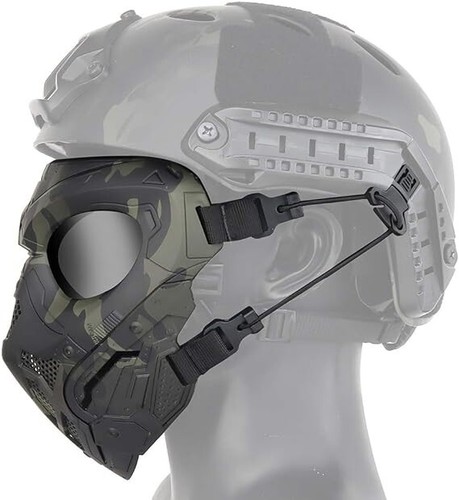 Airsoft Paintball Protección Facial Completa Máscara Lurker Halloween Juegos con disfraces Disfraz - Imagen 17 de 18