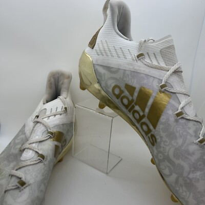Adidas adizero Young King Football Cleats Mens White Gold