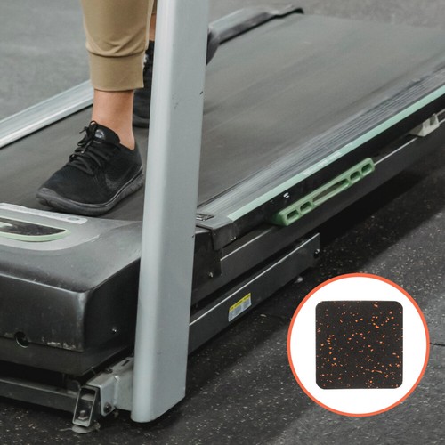 6 Stück Laufband-Pads, Trainingsgeräte-Matten, Gummi-Bodenschoner für den - Bild 8 von 12