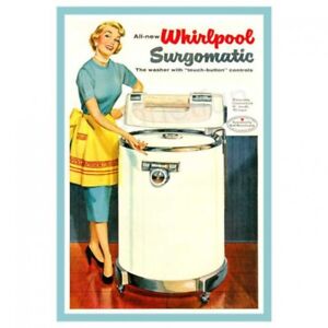 1940's Vintage Westinghouse Ringer Washer Refrigerator Tool Box Magnet 