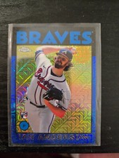 2021 Topps Silver Pack 1986 Chrome Baseball Blue /150 Ian Anderson Rookie Braves