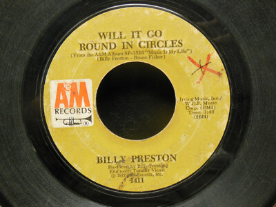 Billy Preston: Will It Go Round In Circles / Blackbird, 45