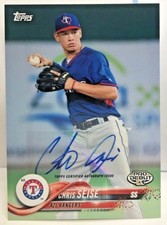 Chris Seise 2018 Topps Pro Debut Prospect SP Autograph Auto #104 - RANGERS