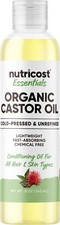 Nutricost Essentials Organic Cold Pressed Castor Oil 8 oz 