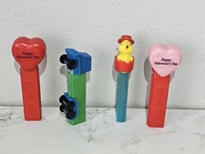 PEZ Dispensers NO FEET Set Of 4 EX CON FAST SHIPPING