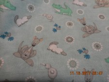 MadieBs Custom crib sheet Down Under with Cute Animals