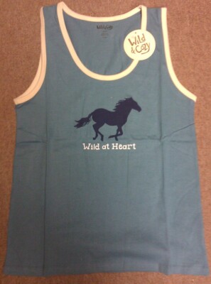 Wild & Cozy Tank Top - Wild At Heart - 100% cotton - Horse Tank Top - Nice!