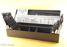 115 Pc Letter Number Drill Bit Set Stubby Stub Screw Machine Length Drill Hog 