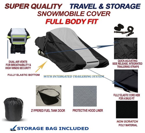 Full Fit Snowmobile Cover Ski Doo Bombardier MXZ Rev 2003 2004 2005 2006 - Picture 2 of 11