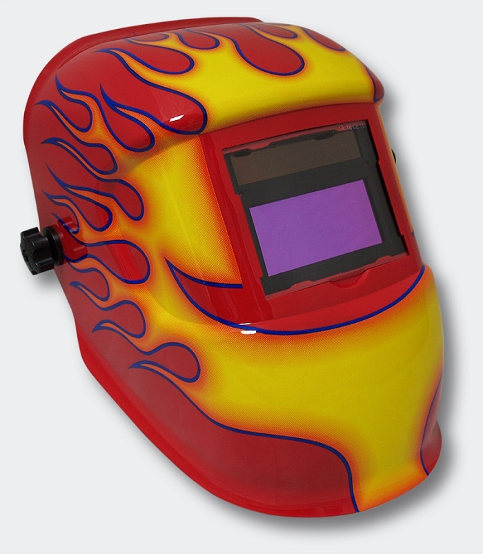 Maschera Saldatura Automatica LCD DIN 4/9-13 per Saldatrici Professionali