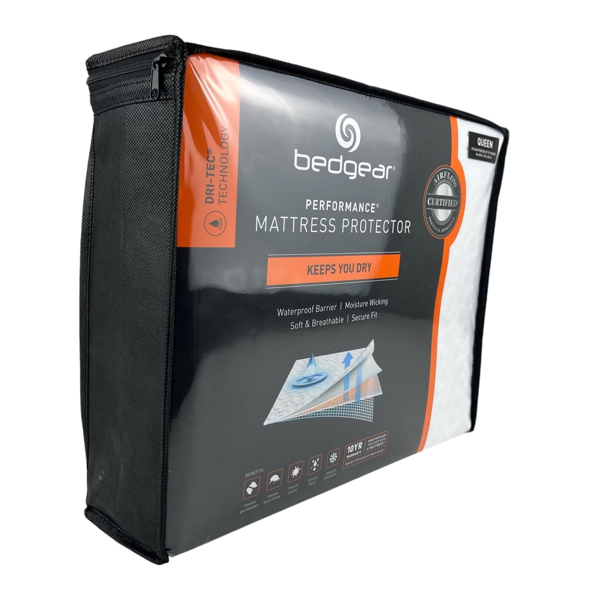 Bedgear Performance Mattress Protector DriTec Technology 60×80 Queen