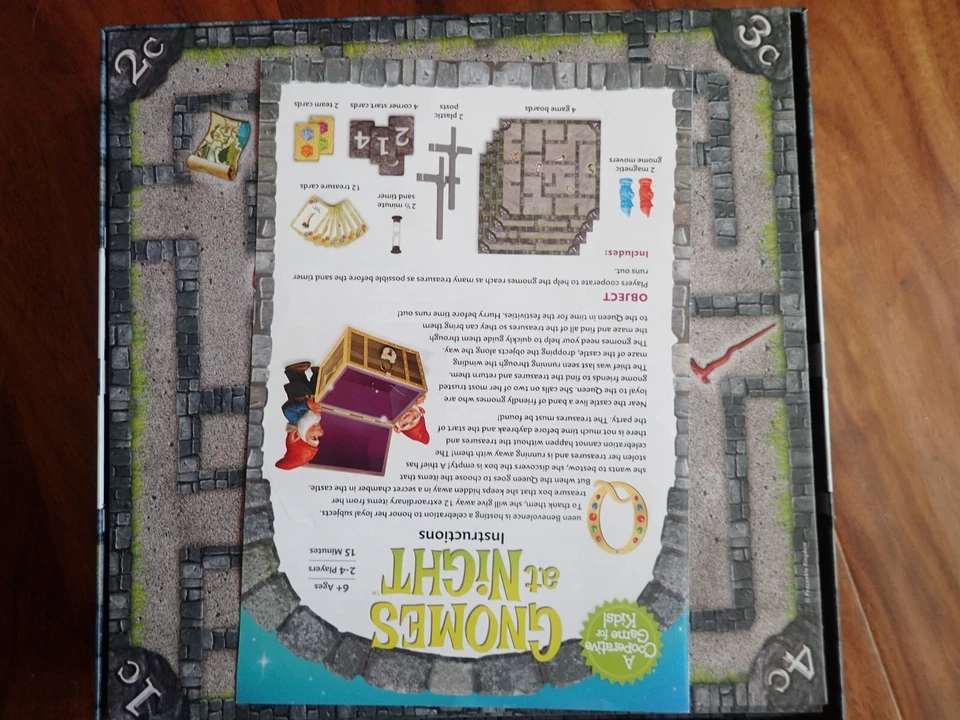 Gnomes at Night (Peaceable Kingdom) Complete co-operative board game - Image 3 of 4