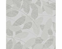 Rasch Textil Tapete Vlies Indigo 226330 Weiß Silber Stylisch BläTter Floral