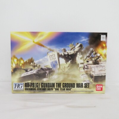 HGUC 1/144 RX-79[G] Ground Gundam Ground War Set Bandai Plastik Modellbausatz...