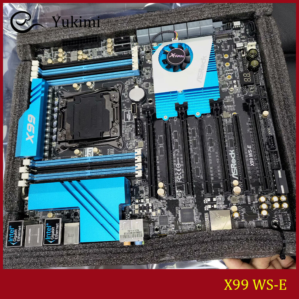 FOR ASROCK X99 WS-E DDR4*8 LGA 2011-3 256GB Intel EATX Motherboard