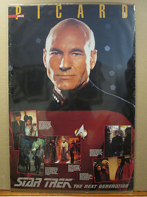Vintage Star Trek The Next Generation original sci fi poster  9734