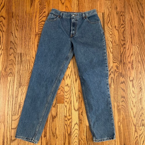 Levi's 550 Relaxed Fit Jeans Classic Blue Denim Everyday Wear Size 14 L