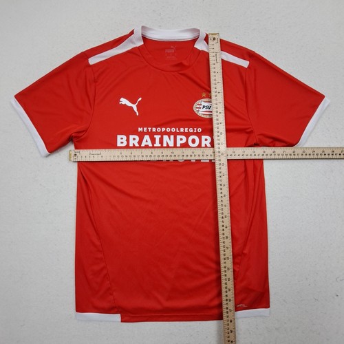 PSV Eindhoven Puma Jersey Mens Medium Red Soccer Training Kit Top 2023 - 第 3/12 張圖片