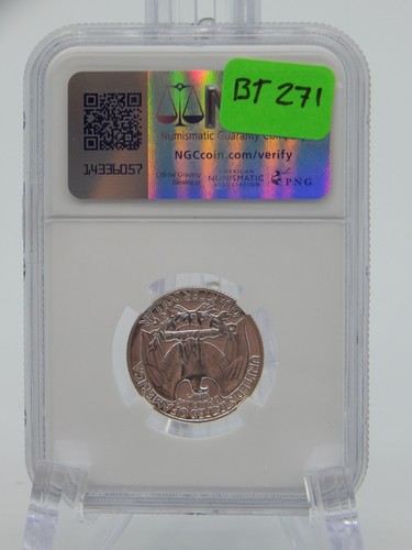 Washington 1958 cuarto 25 centavos NGC PF69 - prueba (BT271) - Imagen 5 de 6