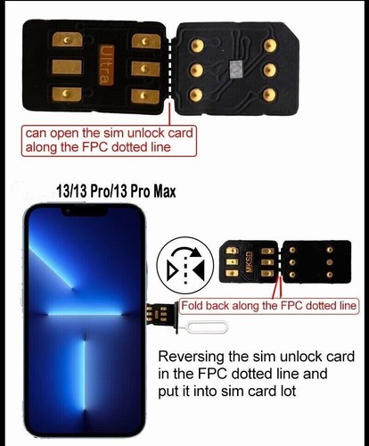 MKSD Ultra V5.3 Unlock Card 2023 RSIM Chip For iPhone 13 12 11 X XR 8 7 6 - Picture 4 of 5