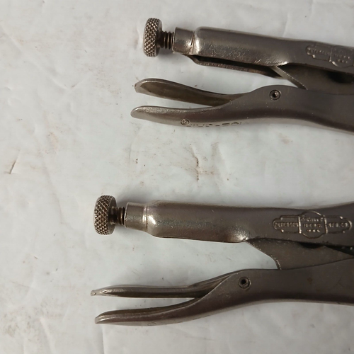 Petersen Dewitt Tools 5WR 5.5" Vise Grip Locking Pliers USA, Lot of 2 - Picture 11 of 12