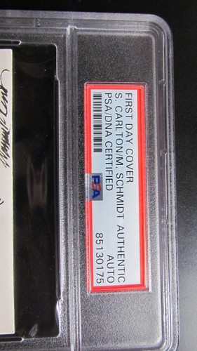 Mike Schmidt Steve Carlton signed First Day Cover FDC PSA zertifiziert - Bild 3 von 4