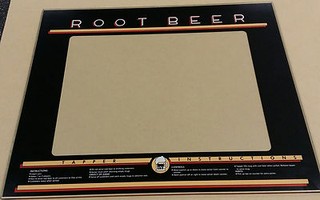 ROOTBEER TAPPER GLASS BEZEL Screen Printed - PA EXCLUSIVE!