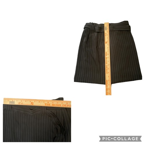 Express Women's Striped Mini Skirt Sz 4 Black White Rn # 55285 Career Wear NWT - Picture 12 of 12