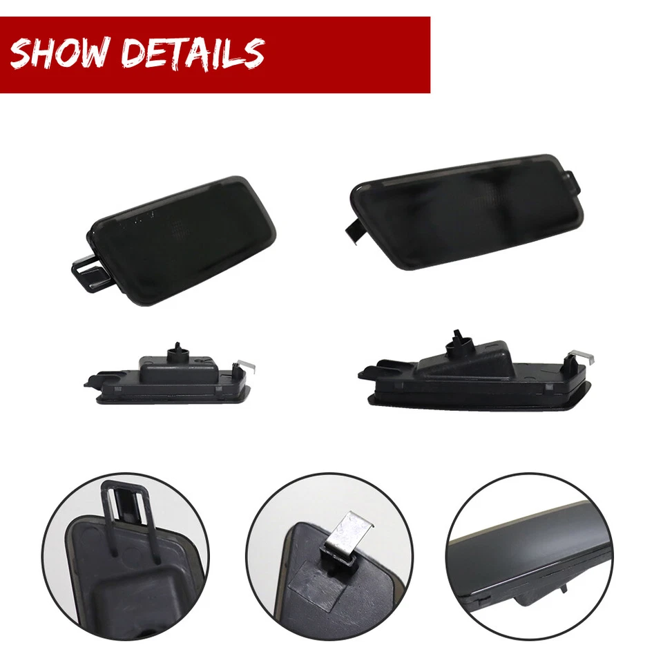 4x Luces de señalización delanteras y traseras ahumadas para Audi A7 S7 RS7 Quattro 2012-2018 Foto 3 de 4