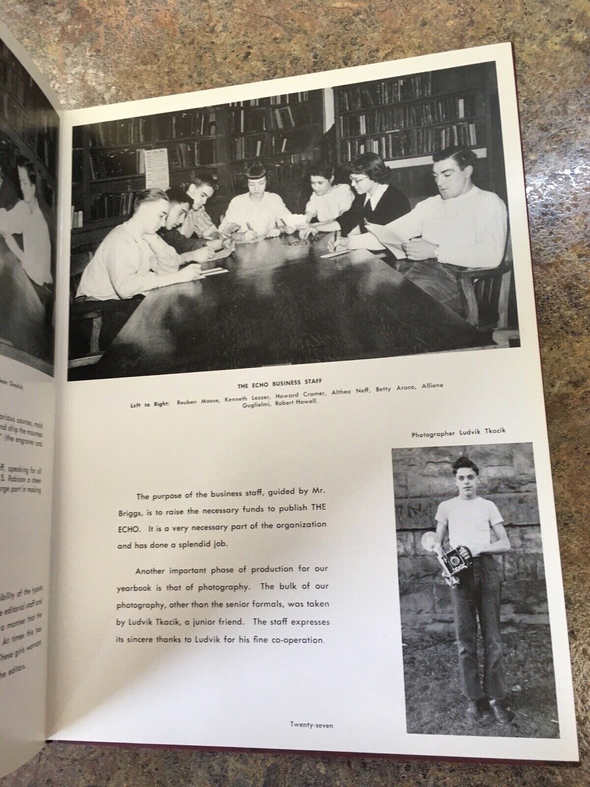 1950 Curwensville High School, Curwensville, PA Yearbook, Echo, No