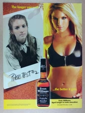 2006 Evan Williams Bourbon 'The longer you wait' vintage print Ad