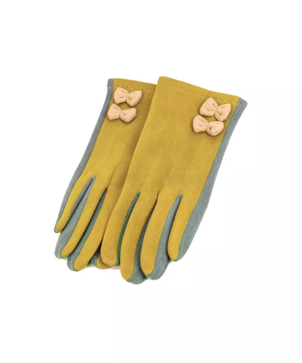 Ladies cheap suede gloves