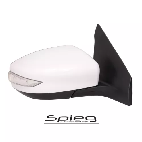 Side Mirror for 2013-2015 NISSAN SENTRA Power Heated Turn Signal WHITE PASSENGER