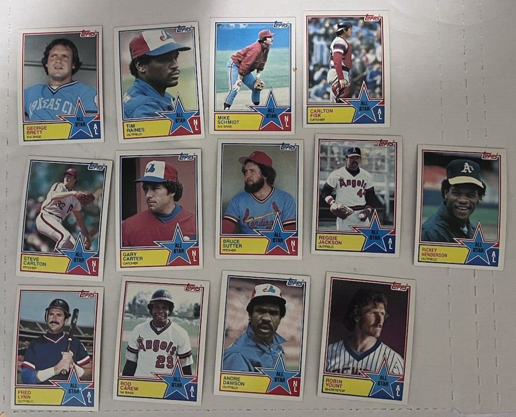 Lot of 101 1983 Topps Baseball Cards PLUS 400 1981 Fleer Baseball cards. eBay