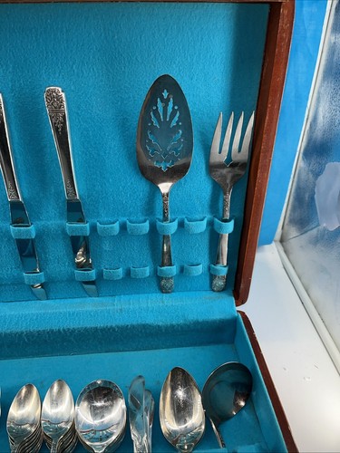 Oneida MARGATE 1938 Simeon L George H Roger’s 73 Piece Flatware Set With Box - Picture 9 of 15