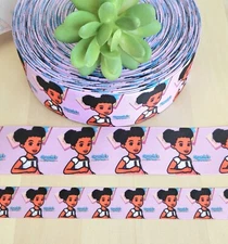 7/8, 1.5 & 3" (1 YD) Gracie's Corner Grosgrain Ribbon Gracie Character Ribbon