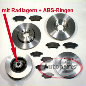 Komplettset Bremsen Vorne+hinten Für Renault Laguna 3 - Bremsscheiben & Bremsbeläge