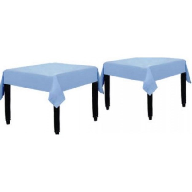 POWDER BLUE FROZEN CHRISTENING BIRTHDAY 2x PARTY PAPER TABLECLOTH TABLE COVER!